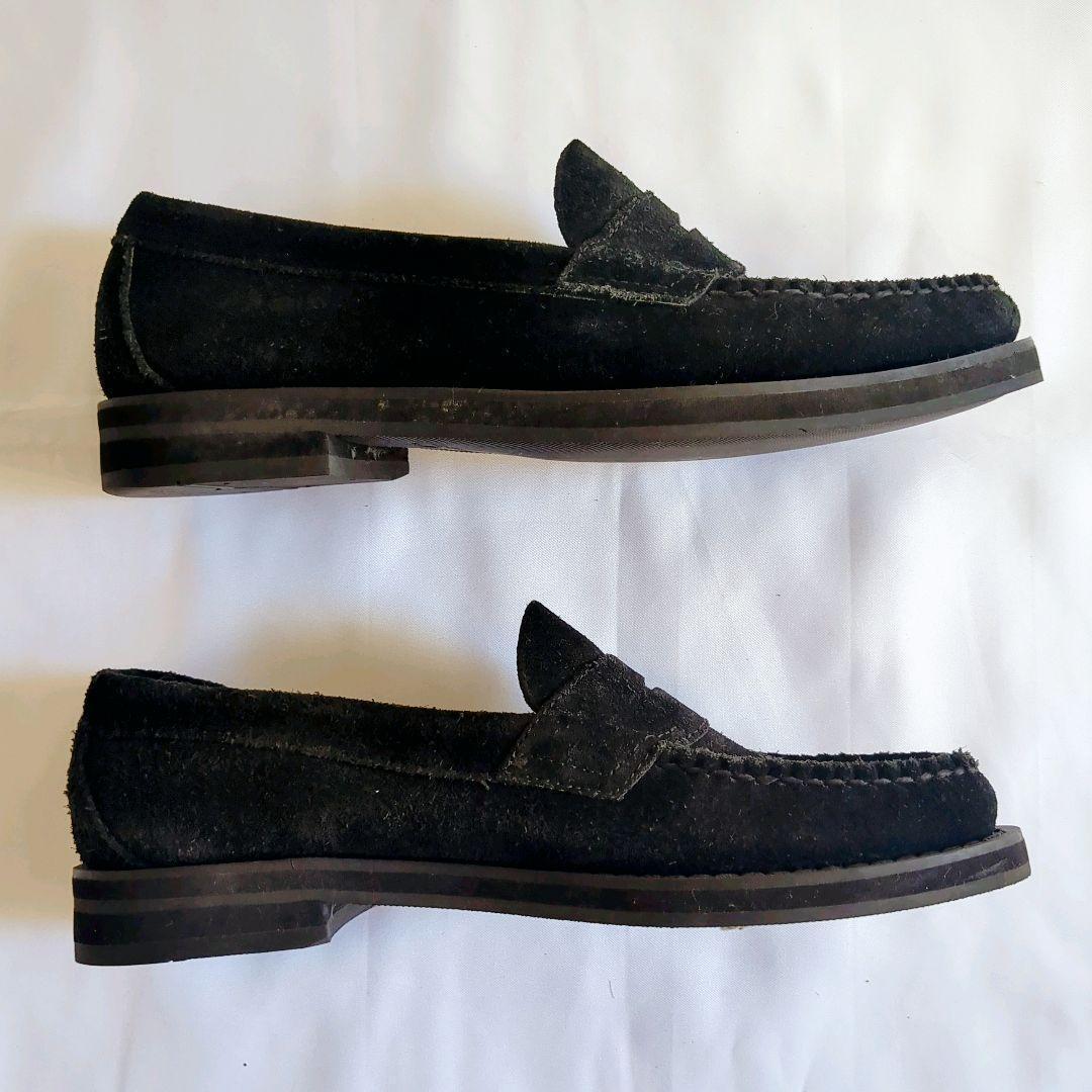 G.H.BASS weejuns ships別注 ローガンLOGAN 黒スエード