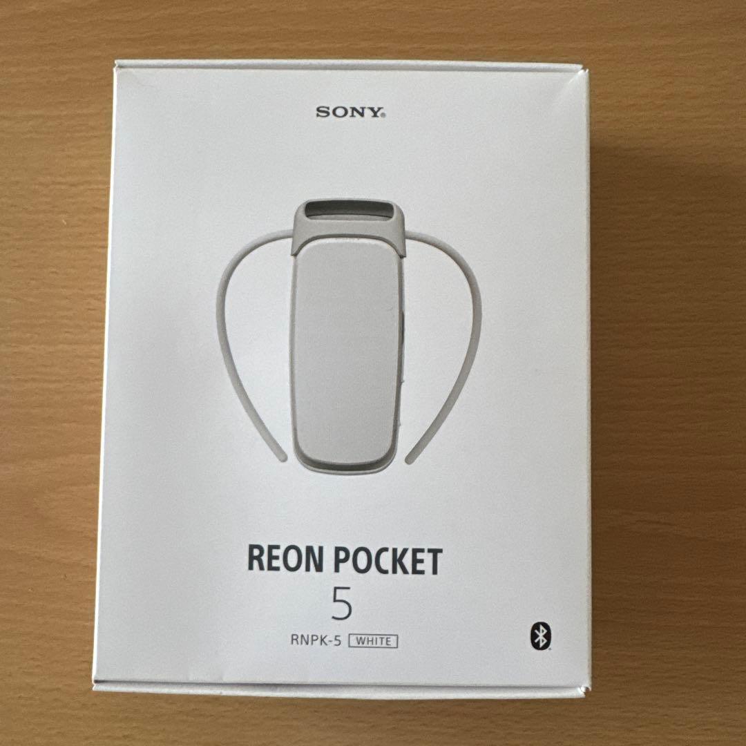 SONY レオンポケット REON POCKET 5 ホワイト RNPK-5 ウェアラブルサーモデバイス REON POCKET 5（レオンポケット5