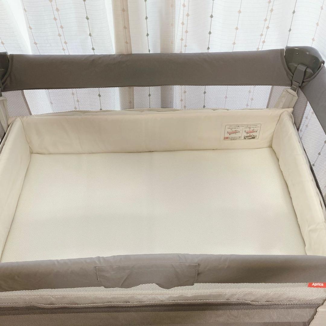 アップリカ ココネルエアーAB グレーベアー 品番2135700 ベビーベッド