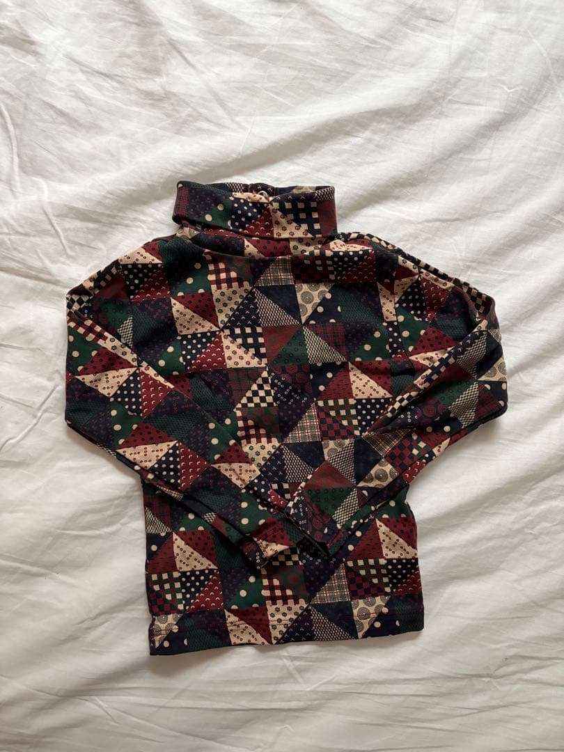 misha&puff 25AW パッチワーク タートルネック4y - メルカリ