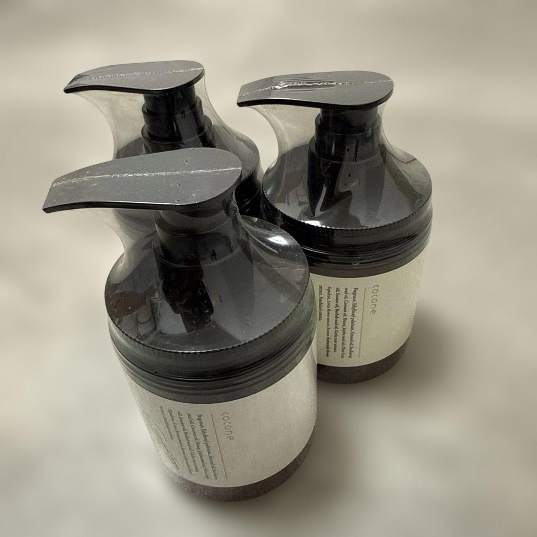 新品】cocone クレイクリームシャンプー ベルガモットアールグレイ 3本