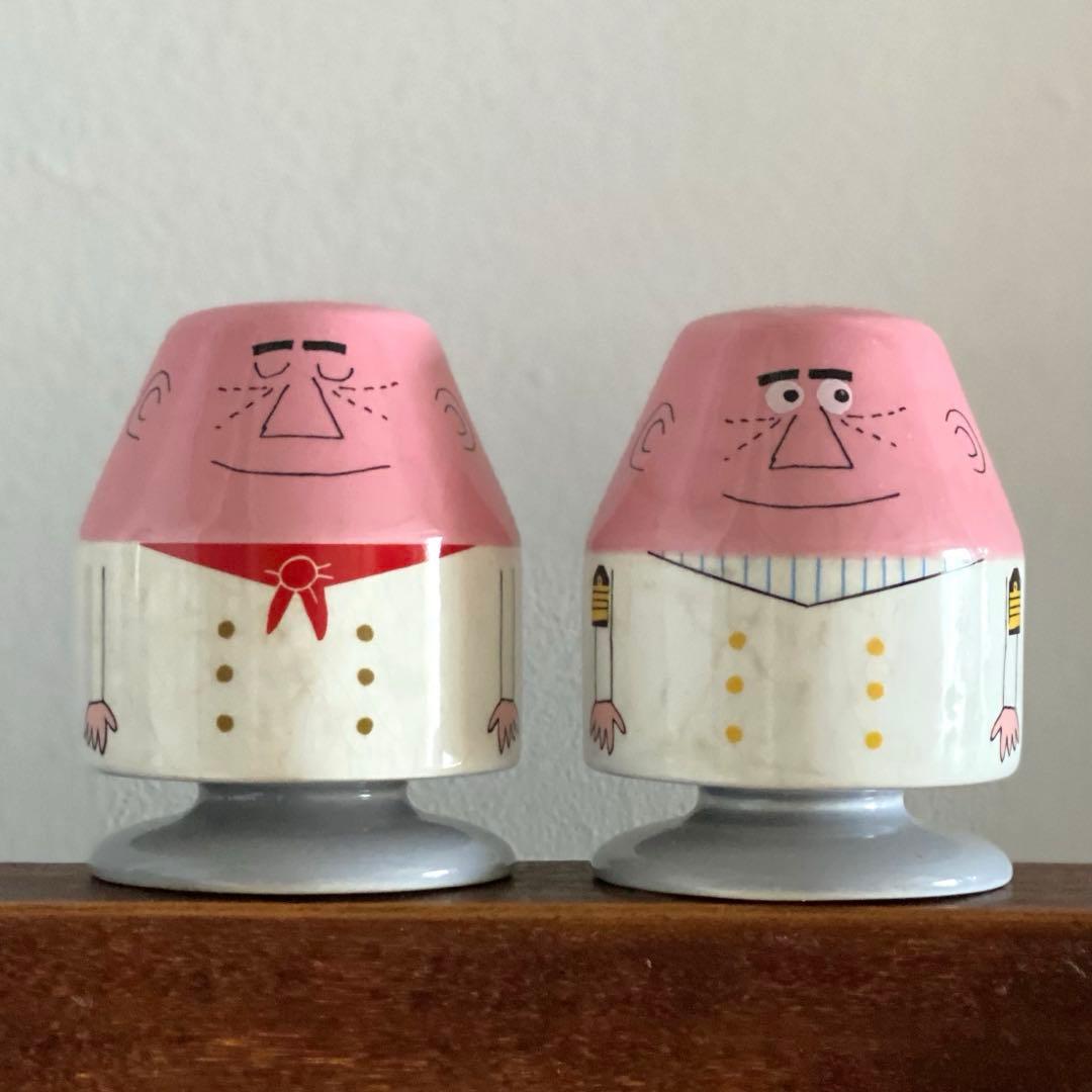 ☆ アンクルトリス 柳原良平 ソルト&ペッパー 陶磁器 2つセット - メルカリ