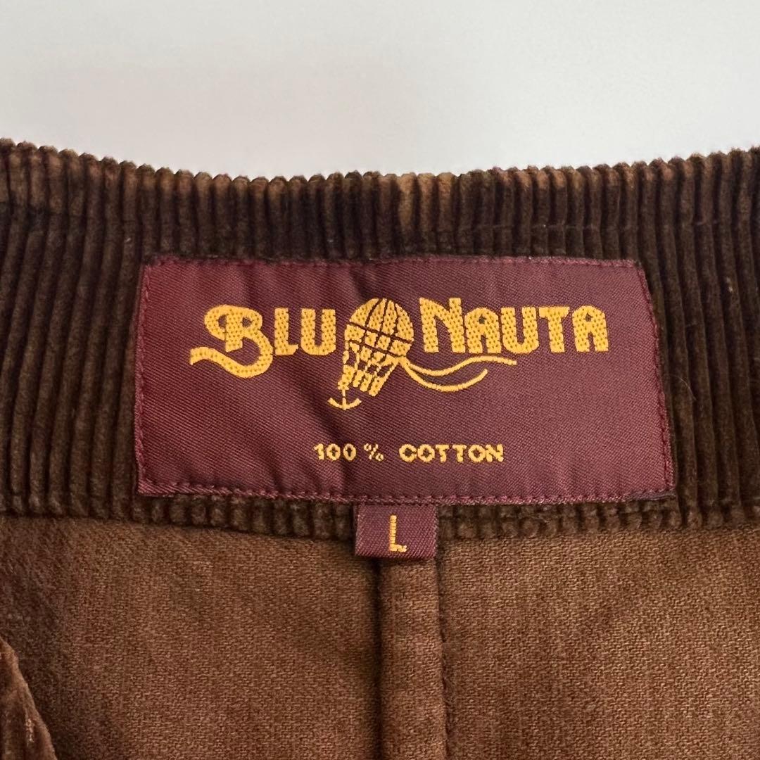 希少】BLU NAUTA イタリア製 コーデュロイ ベスト L ブラウン