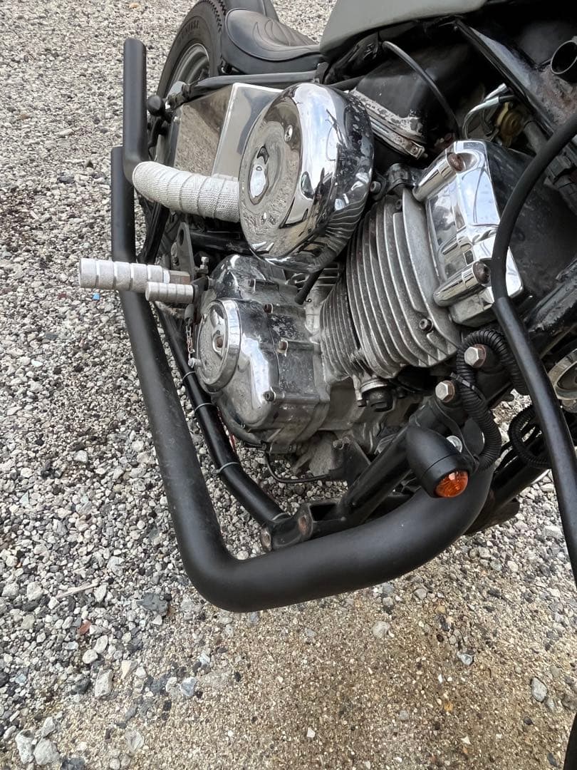 在庫処分セール】早い者勝ち ドラッグスター400 カチ上げ マフラー