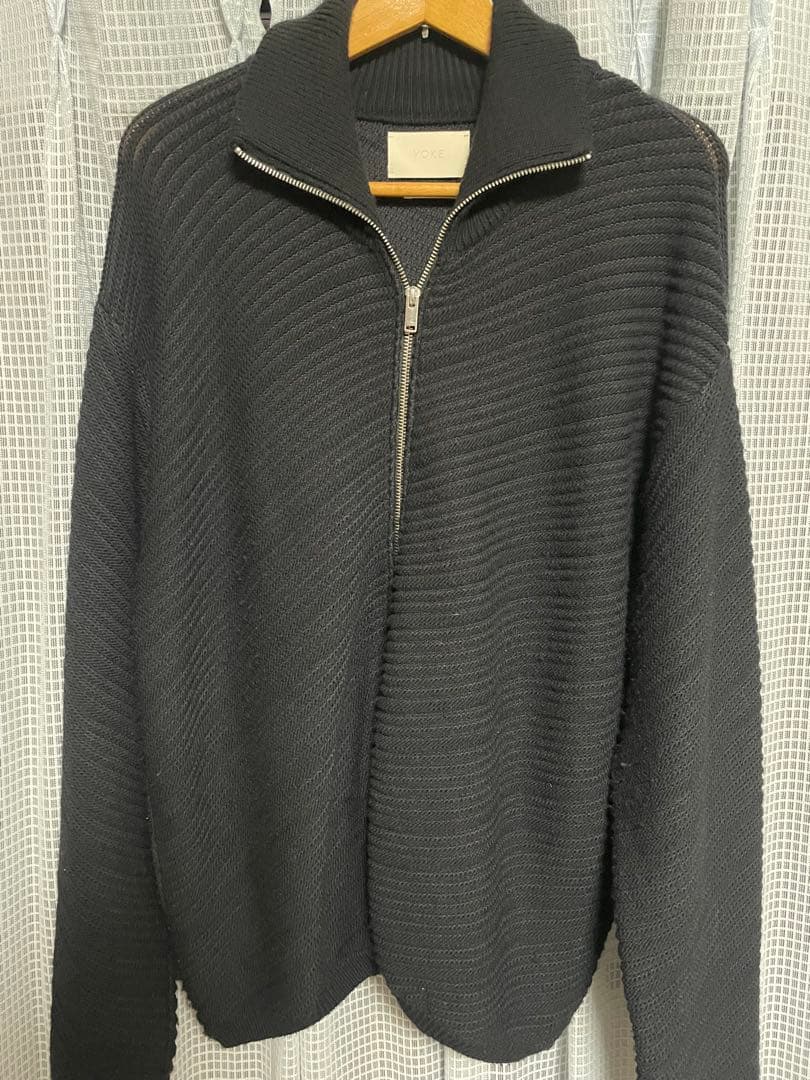 YOKE ヨーク ドライバーズニット ジップアップニットジャケット - メルカリ