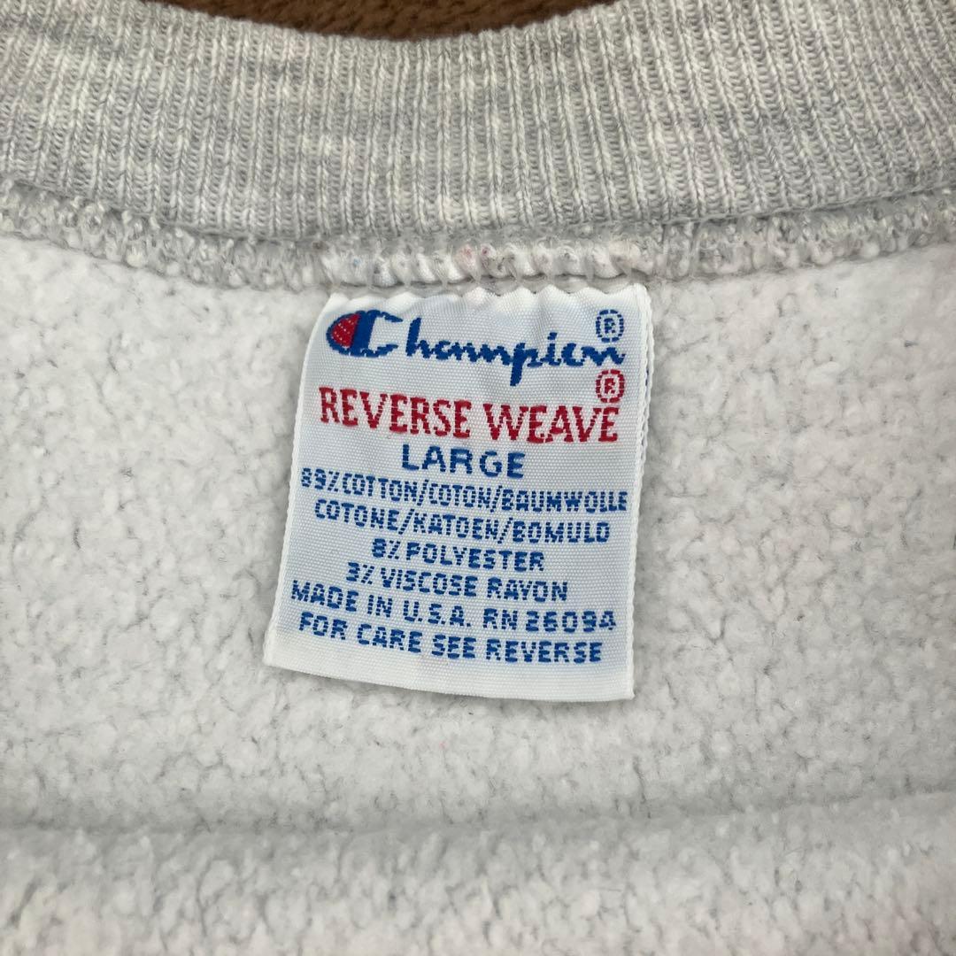 チャンピオン リバースウィーブ 刺繍タグ L USA カプセル 4段プリント