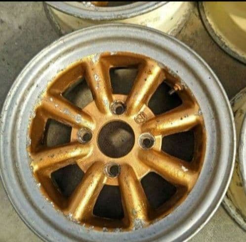 長*央様 【当時物】激レア！ワタナベ 14インチ 6.5J 114.3 4穴 B