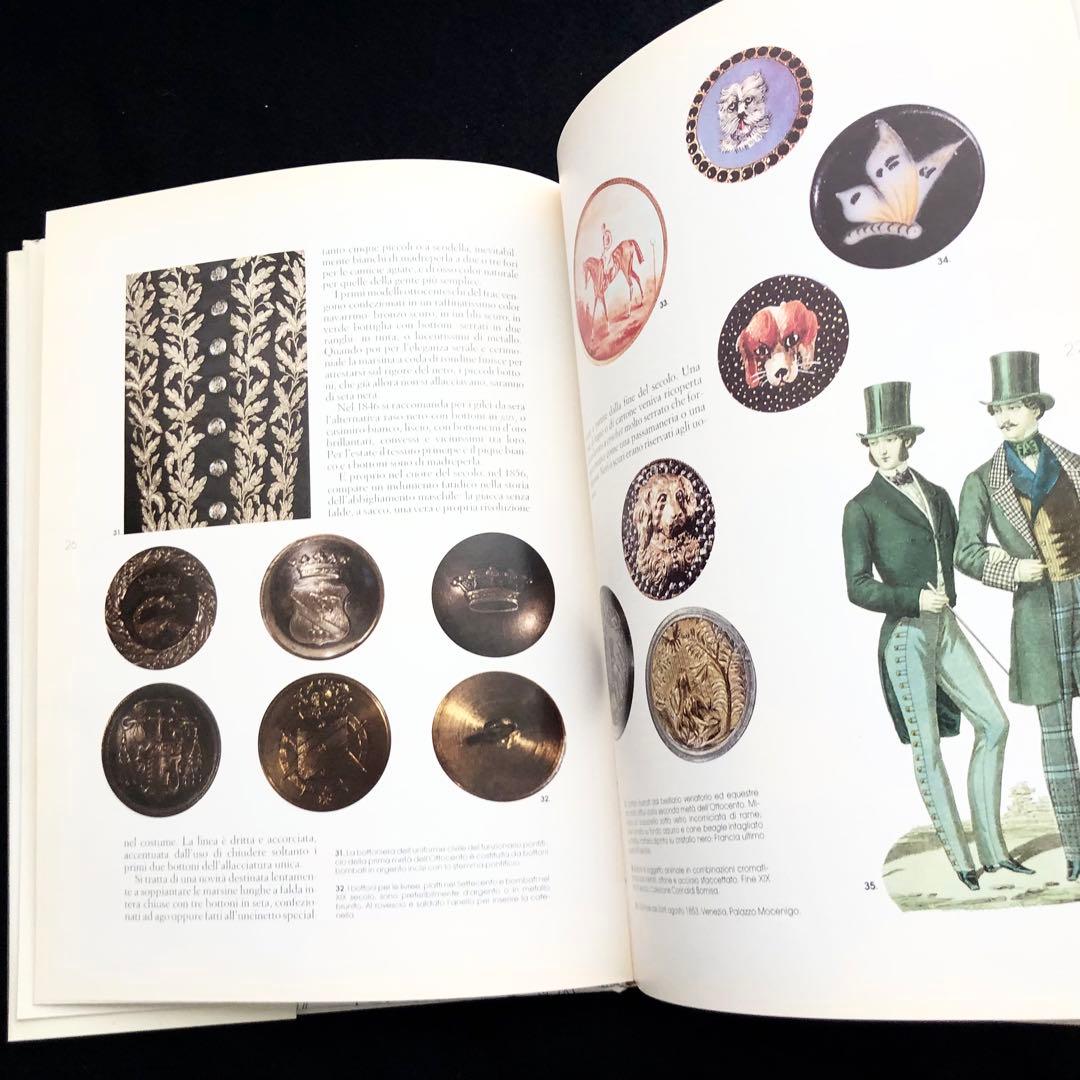 中世から現代までのボタン 写真集「Bottoni」Zanfi Editori