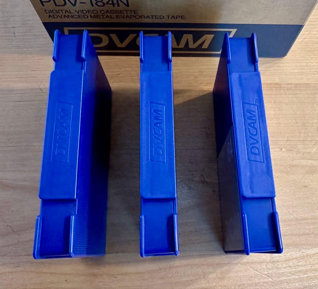SONY DVCAM テープ PDV-184N 3本セット中古 使用僅少 - メルカリ