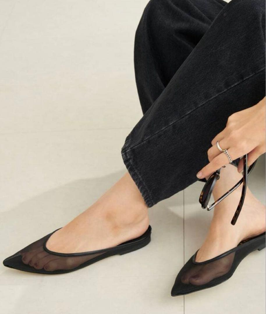 CORSO ROMA 9/コルソローマ 別注 MESH FLAT ミュール NOBLE別注》CORSO ROMA9/コルソローマ ノーヴェ メッシュミュール