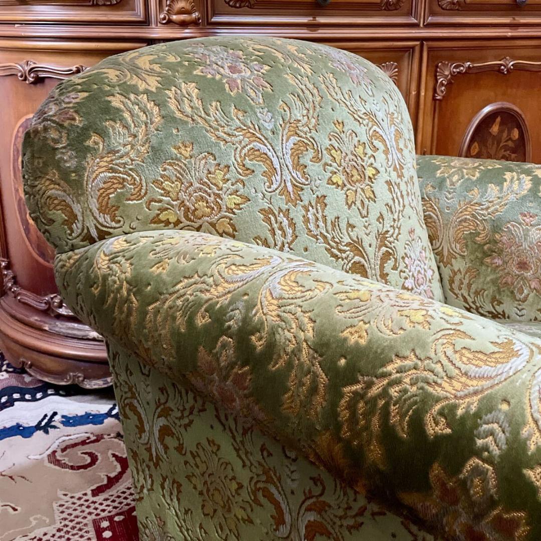 n3140r118 イタリア製 シングルソファ 2脚セット 丸みのあるフォルム