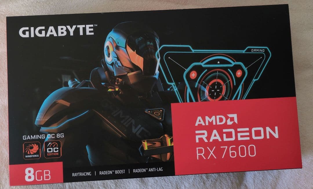 グラフィックボード・グラボ・ビデオカード GV-R76GAMING OC-8GD Radeon RX7600 51uznf7zJrL.jpg