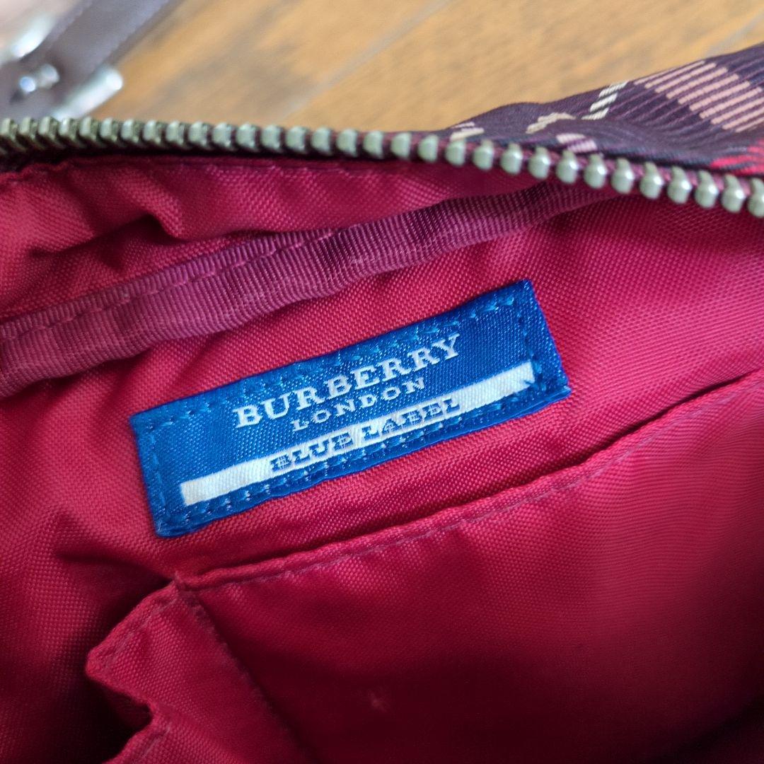 BURBERRY BLUE LABEL チェック柄ショルダーバッグ - メルカリ
