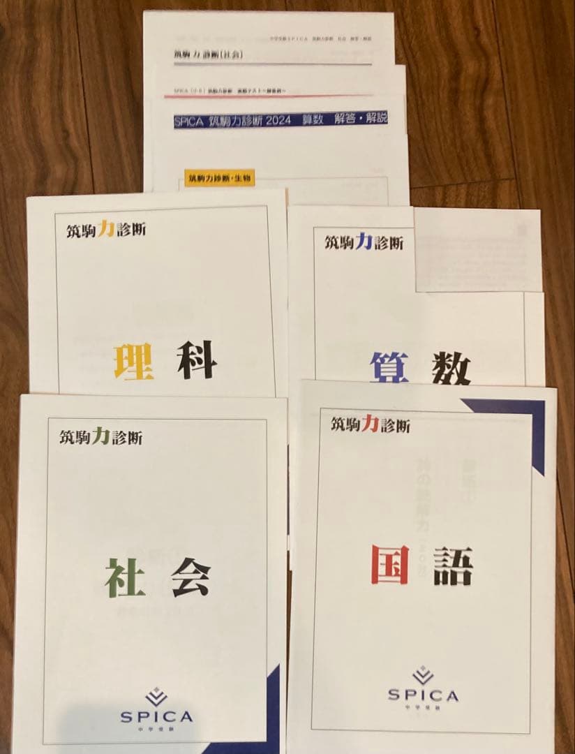 2024 早稲アカ/サピックス/エルカミノジーニアス筑駒模試＋スピカ筑駒