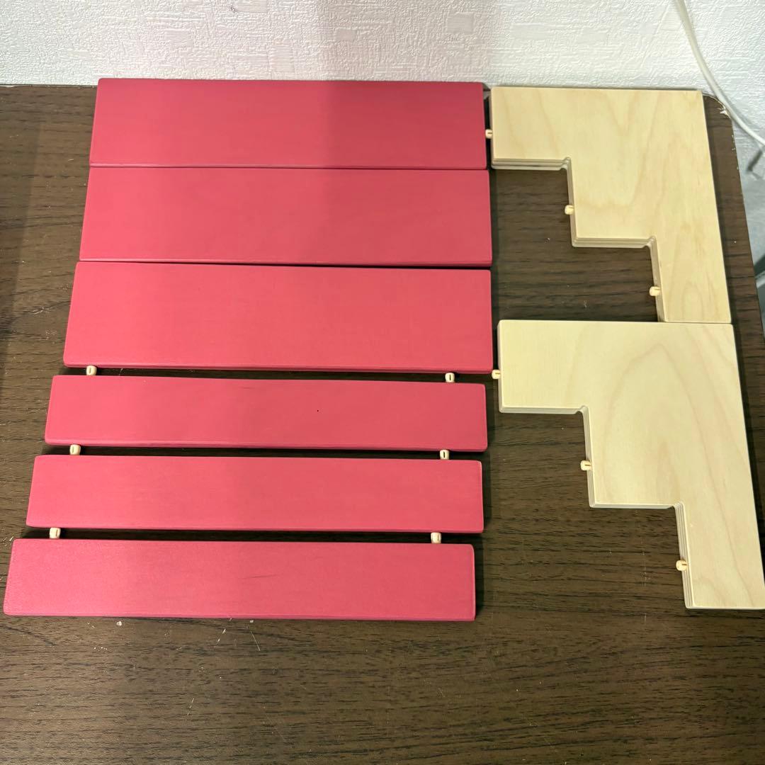 寺222 【美品】KIDEA ミッキー ミニー 雛人形セット ケース付き 積み木