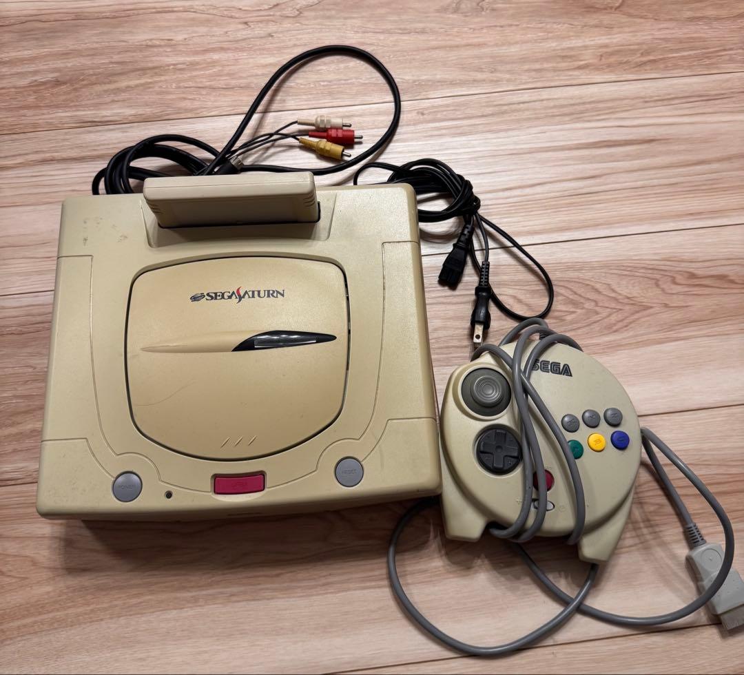SEGA セガサターン 本体 コントローラー付き 動作未確認 - メルカリ