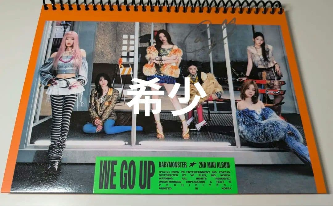 【希少】BABYMONSTER ベビモン チキタ サイン アルバム WEGOUP BABYMONSTER 2nd MINI ALBUM [WE GO UP]【日本限定特典付輸入盤】が10