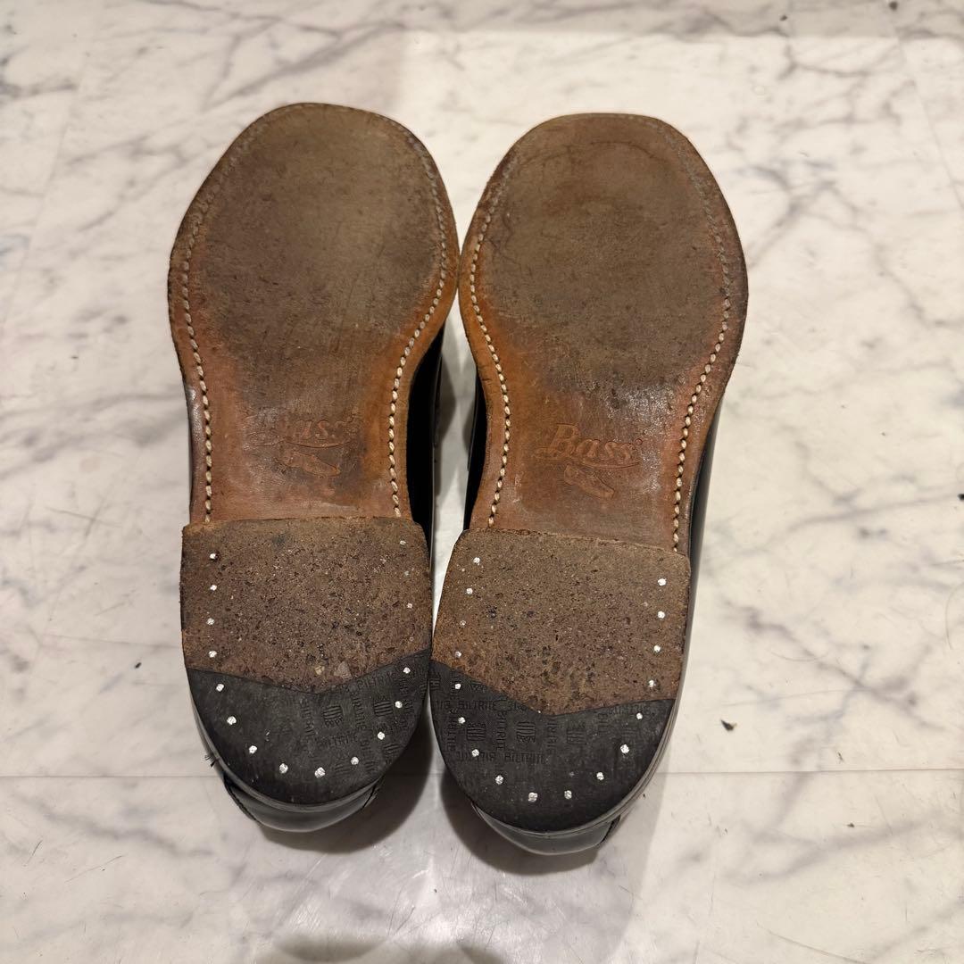 G.H.BASS ローファー　WEEJUNS レザー　黒　Logan