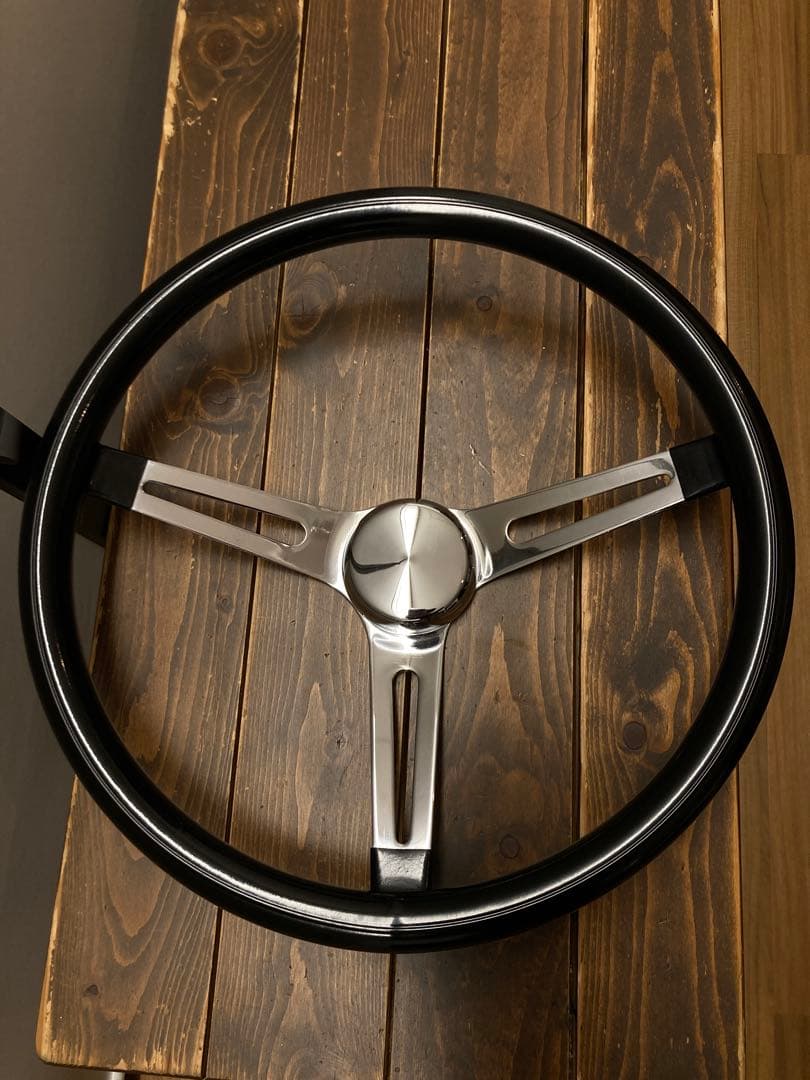 ムーンアイズ　ステアリング　38φ 38cm 絶版デザイン　ブラック MOONEYES ORIGINAL 