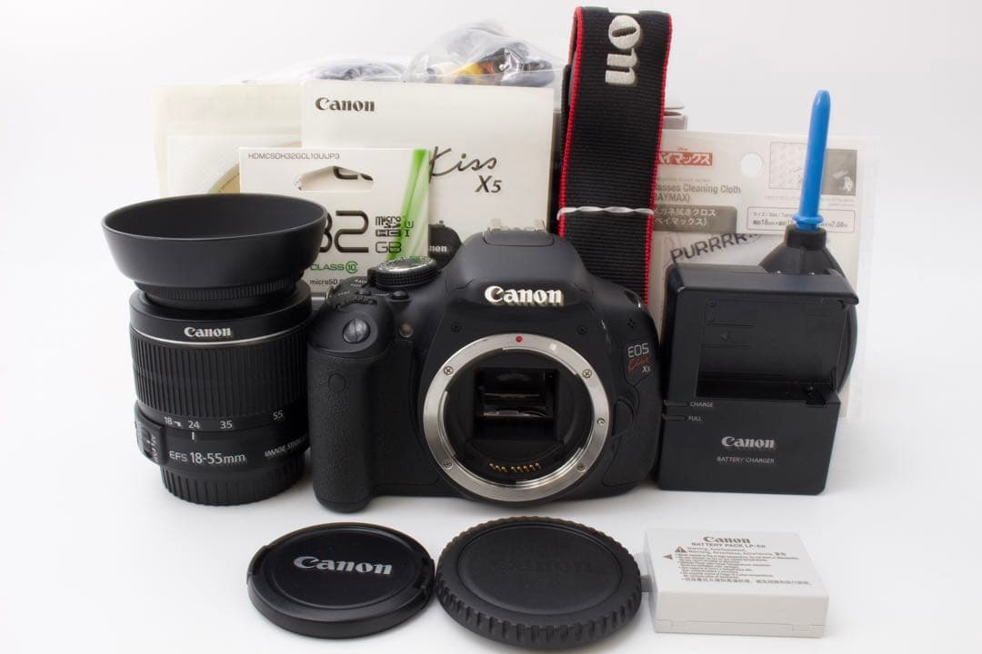 Canon EOS Kiss X5 レンズキット スマホ転送 デジタル一眼レフ - メルカリ