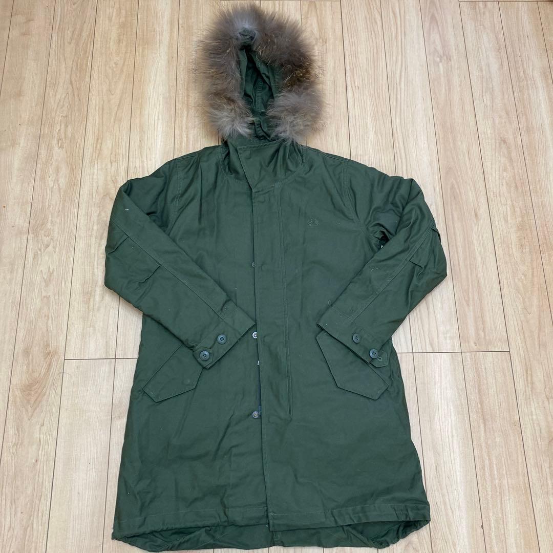 サイズ8 フレッドペリー モッズコート キルティングライナー付き