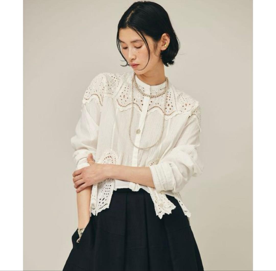 カレンソロジー シャツ ブラウス コットンカットワークブラウス Curensology（カレンソロジー）の「Curensology(カレンソロジー