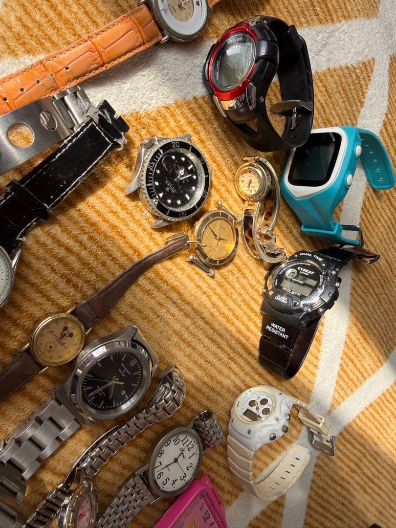 ジャンク時計セット 多様なデザイン動作未確認 - メルカリ