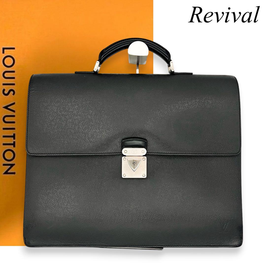 美品】ルイヴィトン タイガ ロブスト2 ビジネスバッグ グレー 1010