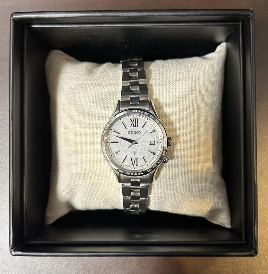 SEIKO ルキア 1B35-0AB0 電波ソーラー腕時計 - メルカリ