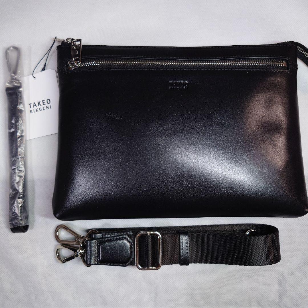タケオキクチ アニリンレザー 2WAYクラッチ - メルカリ