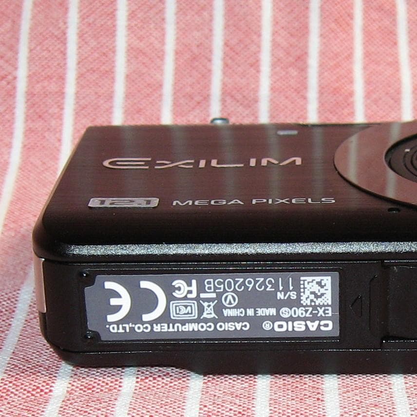 作例有 動作OK SDカード付 純正セット カシオ EXILIM EX-Z90 - メルカリ