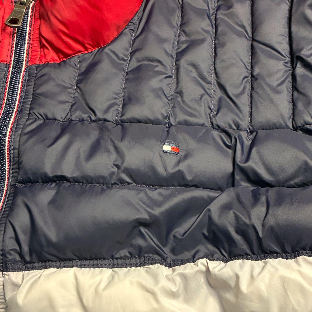 極美品】トミーヒルフィガー パッカブル 中綿ジャケット トリコロール