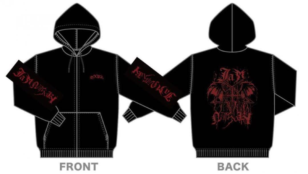 マドメド 那月邪夢 × QOOZA コラボパーカー 完全受注生産】木村萌那×KANGOL REWARDコラボ企画！ZIPパーカー