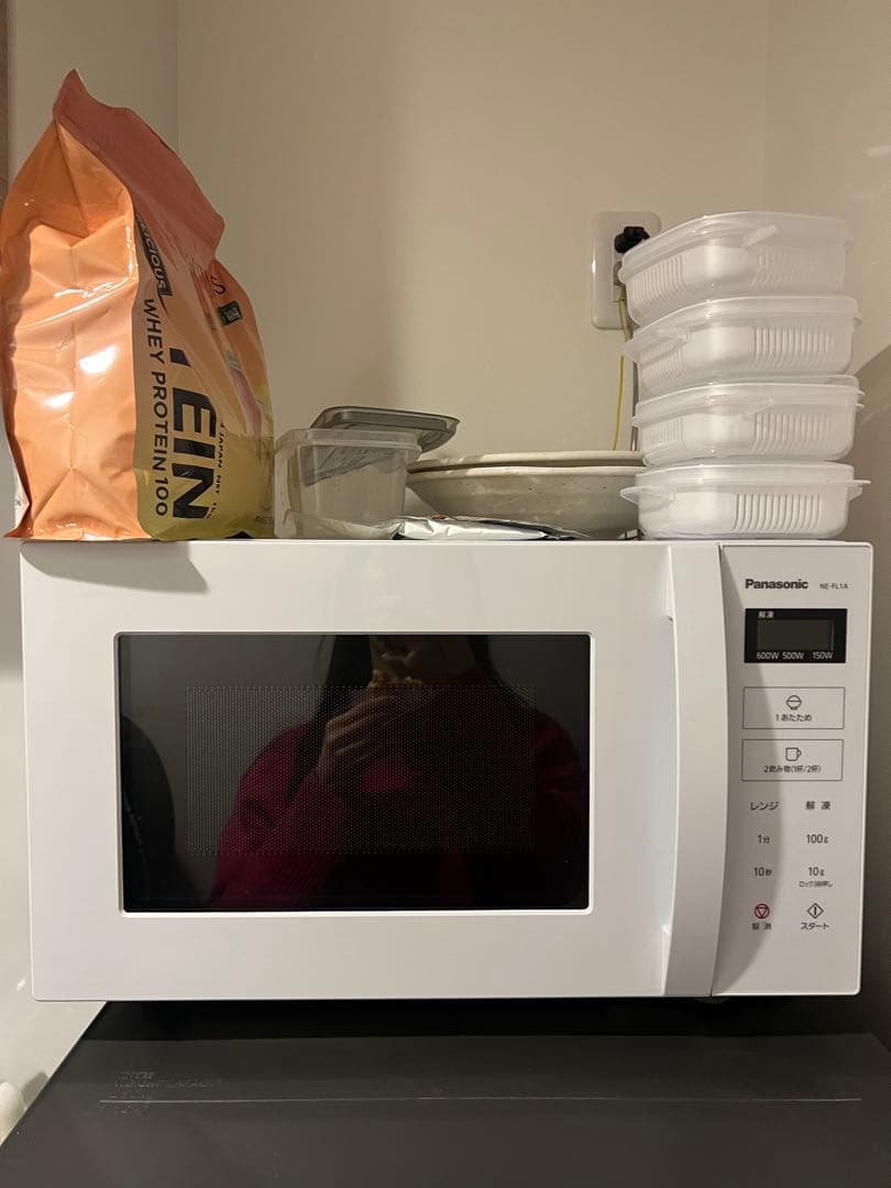 Panasonic NE-TS1 単機能電子レンジ ホワイト - メルカリ
