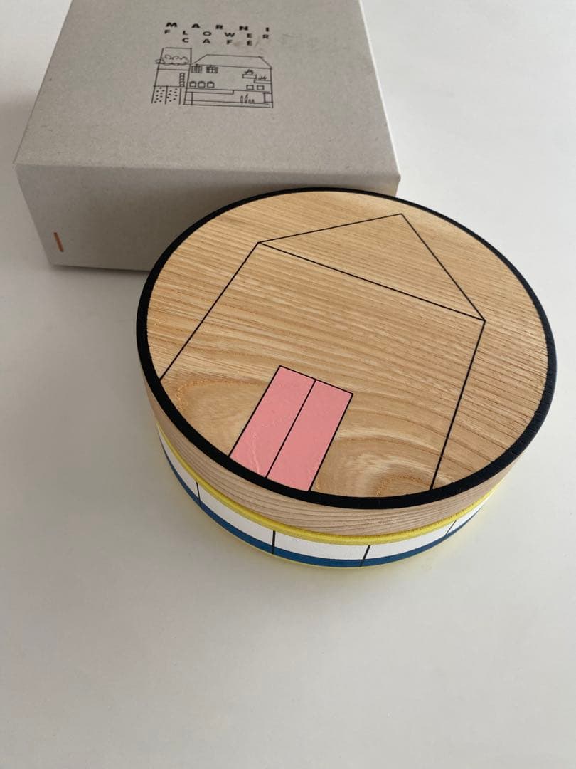 マルニ フラワーカフェ お弁当箱 畑漆器店 コラボ 小物入れ
