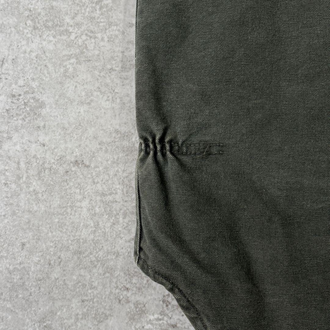 アルフ0806様 カーハート【L】 00s USA製 ダックベスト モス