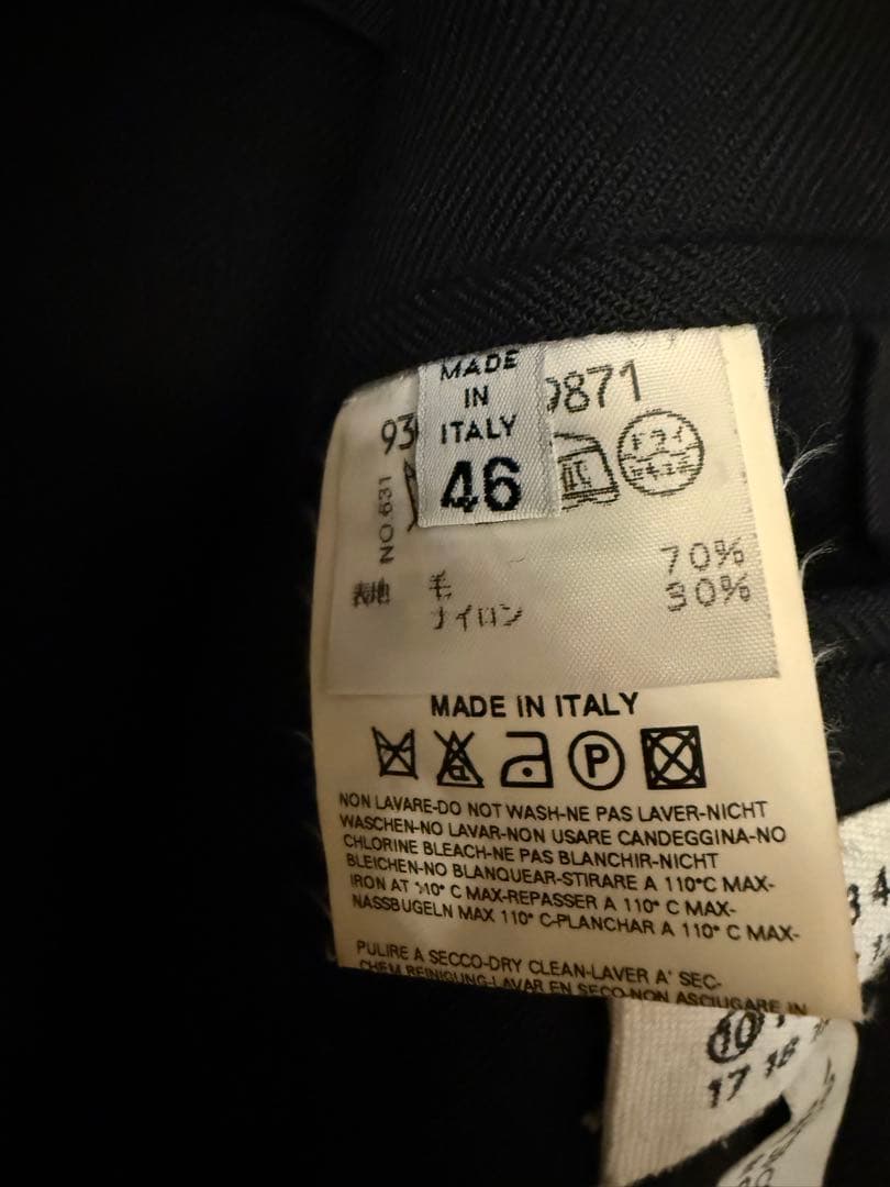 MARTIN MARGIELA コムデギャルソン Wネーム ウールコート - メルカリ