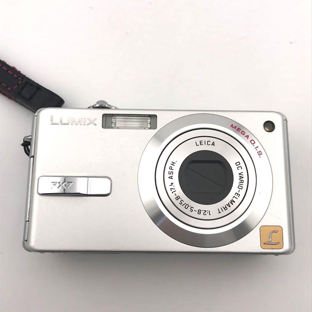 SDカード、リーダー付】パナソニック LUMIX DMC-FX7 シルバー