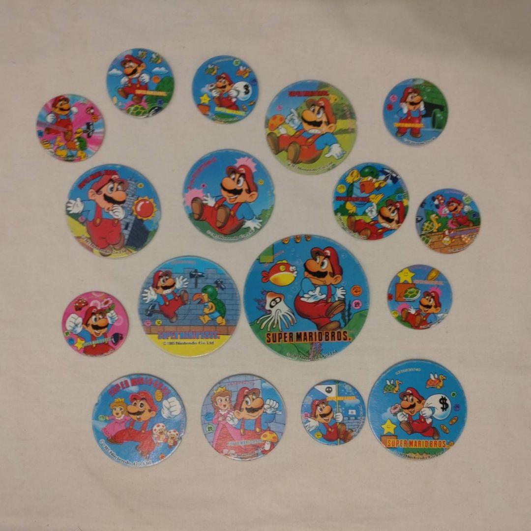 スーパーマリオブラザーズ めんこ メンコ 17枚 昭和レトロ 1980年代
