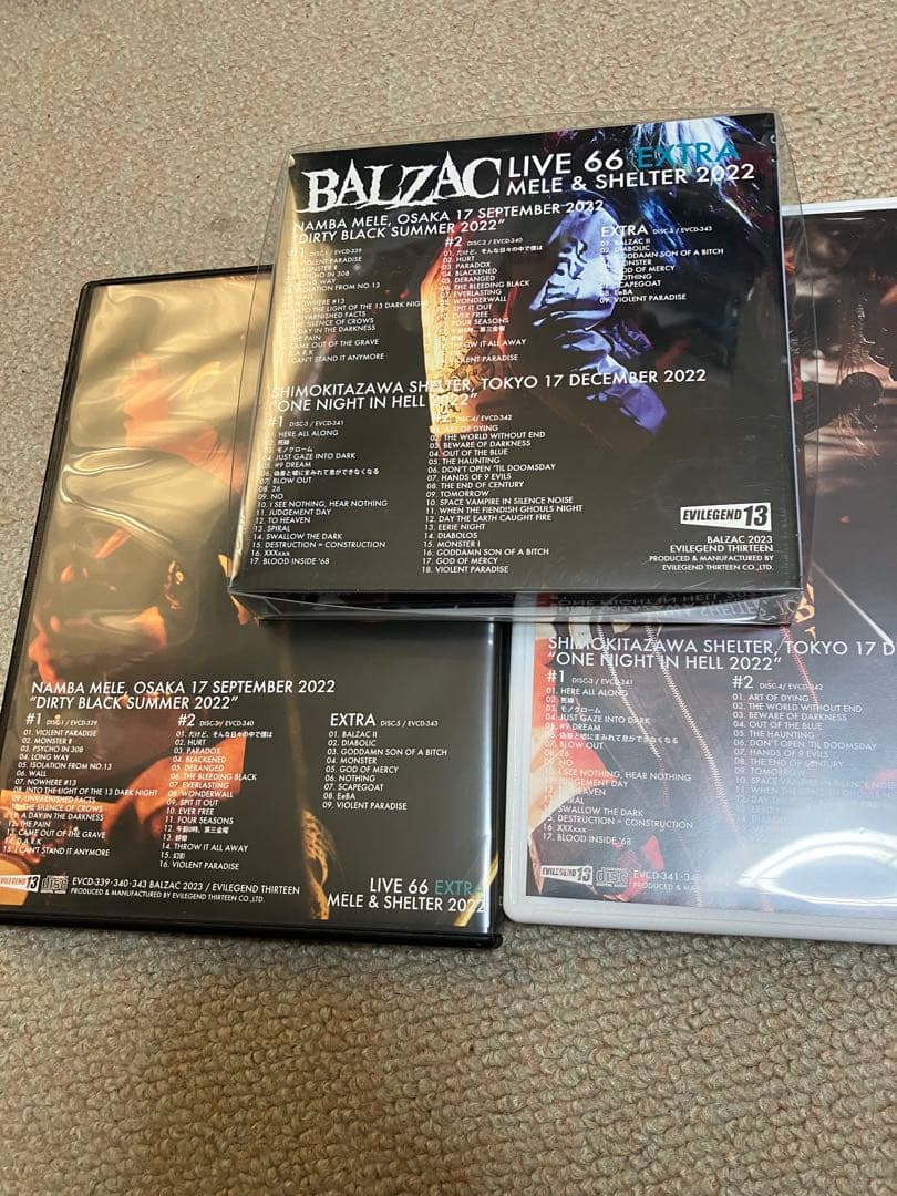 BALZAC レア廃盤LIVE 66 MELE & SHELTER 2022 - メルカリ