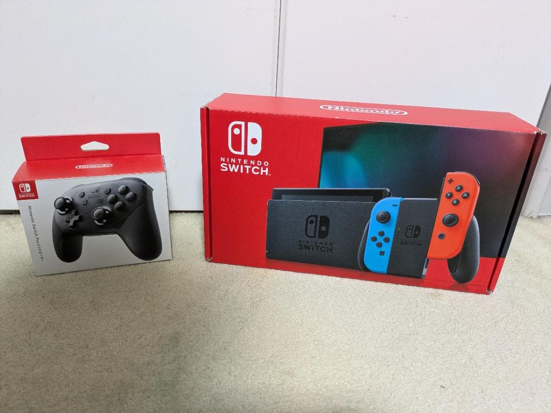 Nintendo Switch 本体 ネオンブルー PROコントローラー セット Nintendo Switch Joy-Con(L) ネオンブルー/(R) ネオンレッド HAD-S