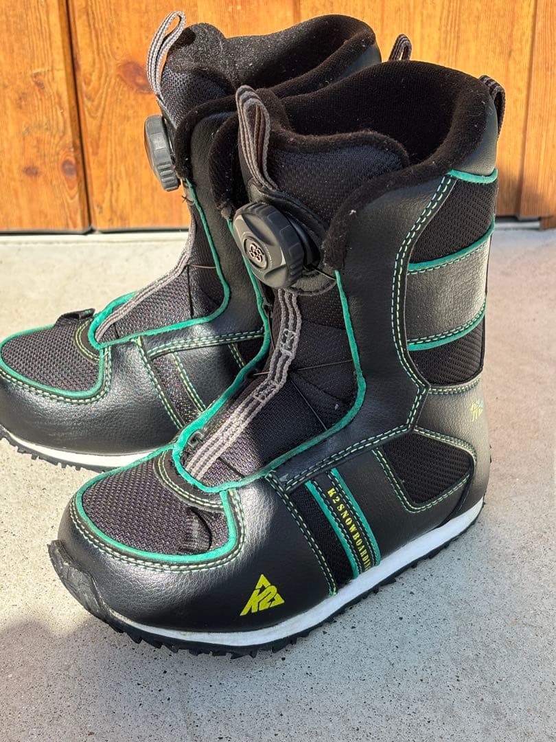 k2 キッズ スノーボード3点セット ボード90cm ブーツ17.5cm
