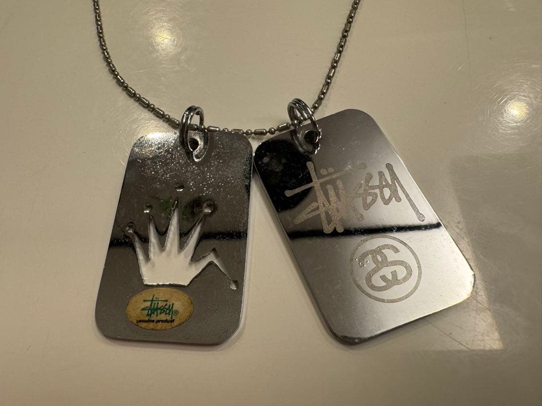 のこまこ様専用 STUSSY オールドステューシー 25周年記念 ドッグタグ