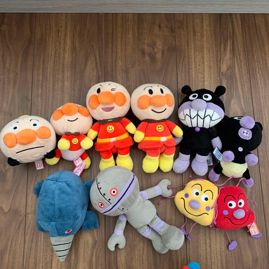 まとめ売り】アンパンマン ぬいぐるみ ぷりちぃビーンズ37体セット