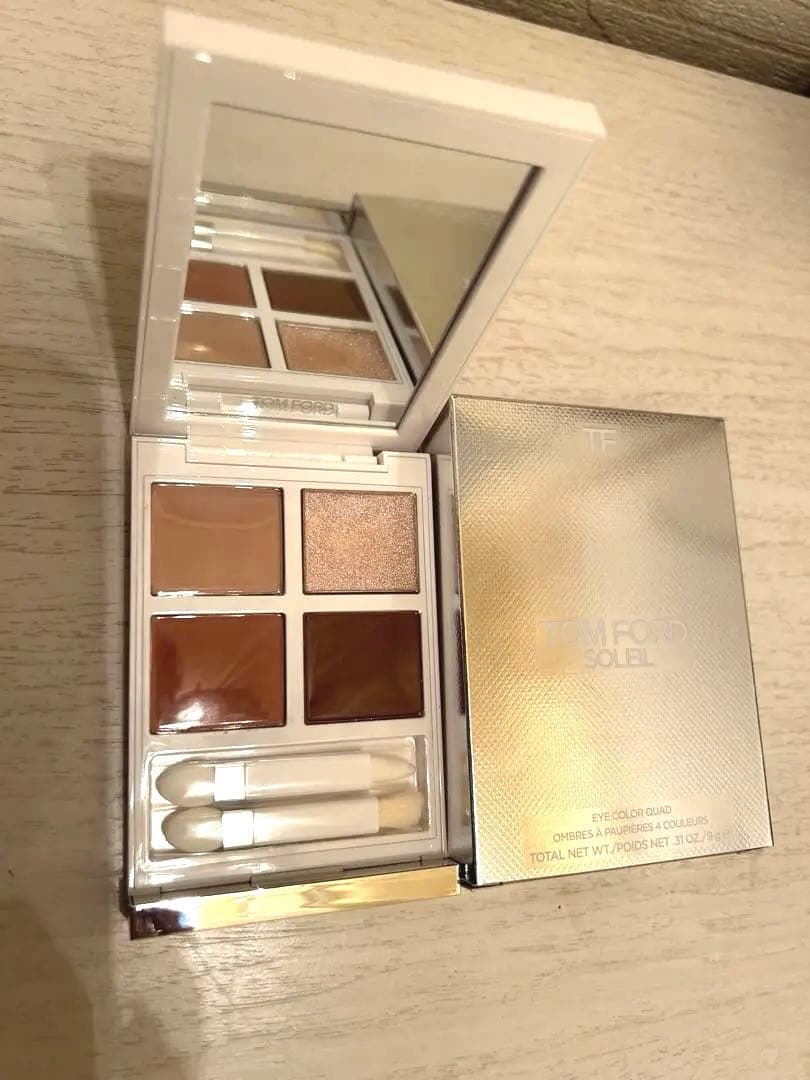 シャレーミンク　ソレイユアイカラークォード　限定トムフォード 2025年秋新作アイシャドウパレット】ソレイユ アイ カラー クォード