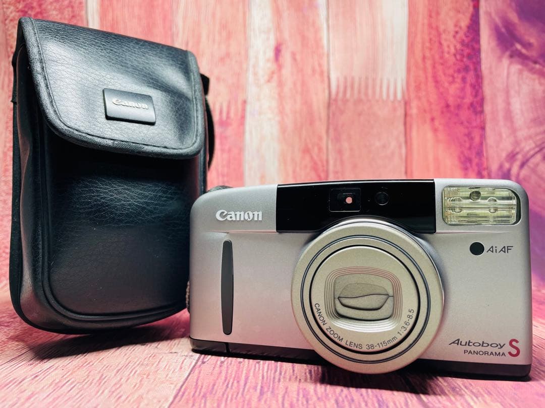 ケース付き Canon キャノン Autoboy S コンパクトフィルムカメラ Yahoo!オークション -「canon autoboy s」(コンパクトカメラ