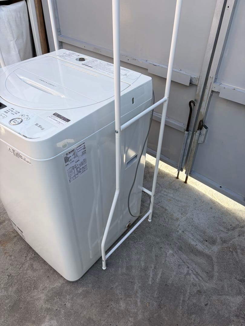 SHARP 洗濯機 ES-GE5D 5.5kg 2020年製 管理番号3￼