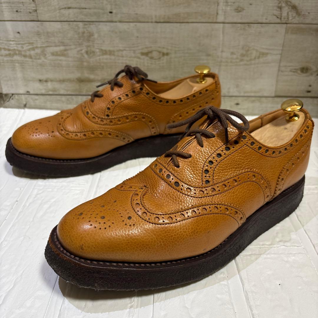 ネプコ フットウェア サイズ8（26.5cm相当）ブラウン ウイングチップ