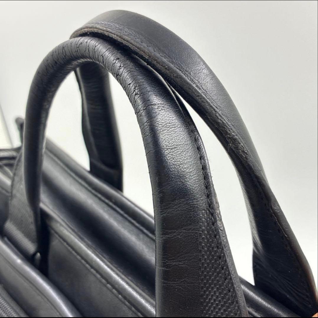 《状態良》TUMI ブリーフケース レザー ビジネスバック ブラック