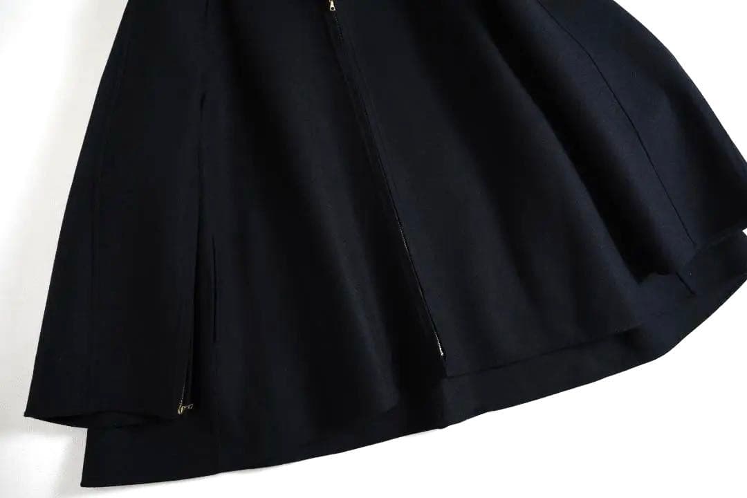 349y*定17万 美品 ブラミンク ダブルフェイス フーデッド コート